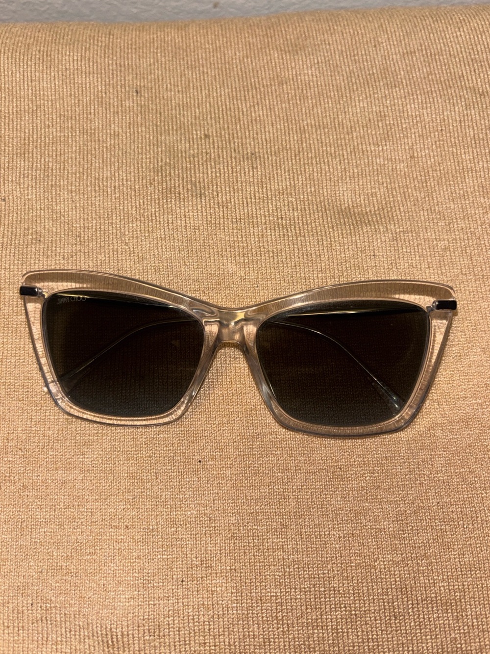 Jimmy Choo SADY Transparent Sunglasses Crystal 56-16-145